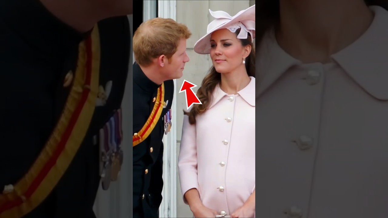 «Шокирующая реакция Гарри на Кэтрин, запечатленная на камеру | Королевский момент, который всех п...
