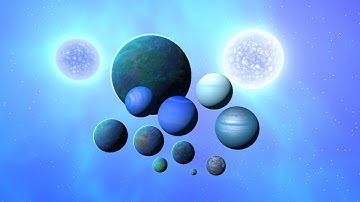 Making A Solar System Out Of Blue Objects, Universe Sandbox ²