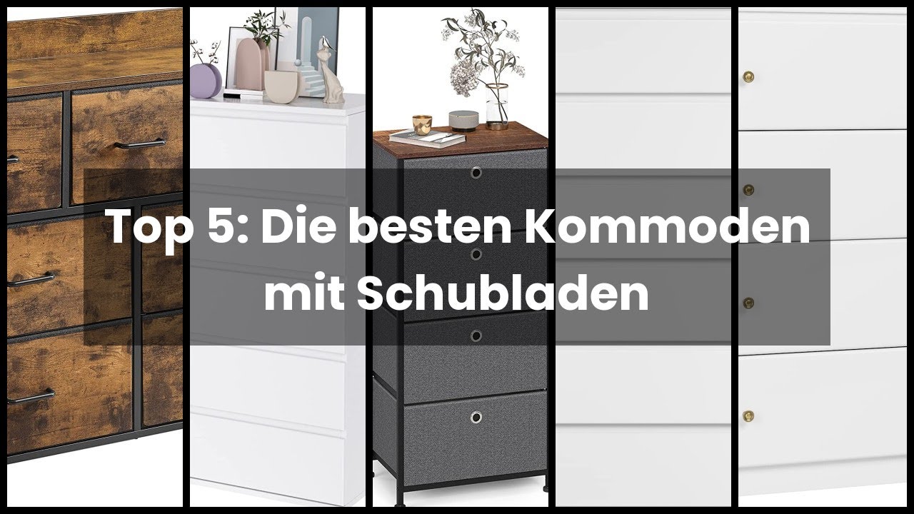 KOMMODE MIT SCHUBLADEN: Top 5: Die besten Kommoden mit Schubladen 🤑