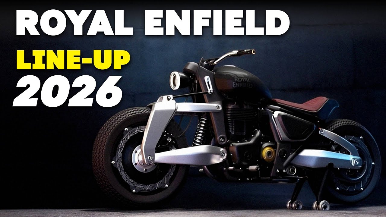 13 Upcoming ROYAL ENFIELD Bikes In 2026: ⚡ Hunter450, GT450, RE750 !⚡