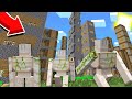 ГОЛЕМЫ НАПАЛИ НА ДЕРЕВНЮ НЕБОСКРЕБОВ В МАЙНКРАФТ 100% Троллинг Ловушка Minecraft Топовский