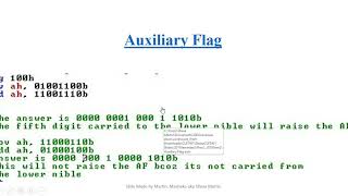 8086 Microprocessor Flag Register by Shexa