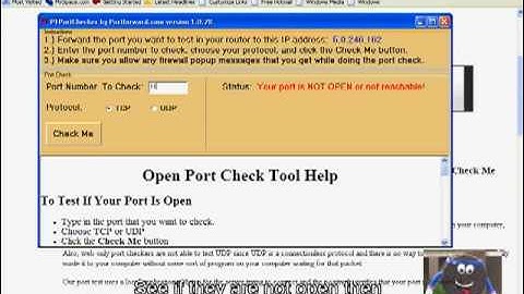 Port Checker And Port Forwarding Help