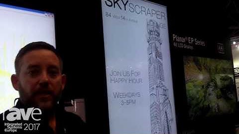 ISE 2017: Planar Leyard Features the QE Series of 4K LCD Displays for Digital Signage