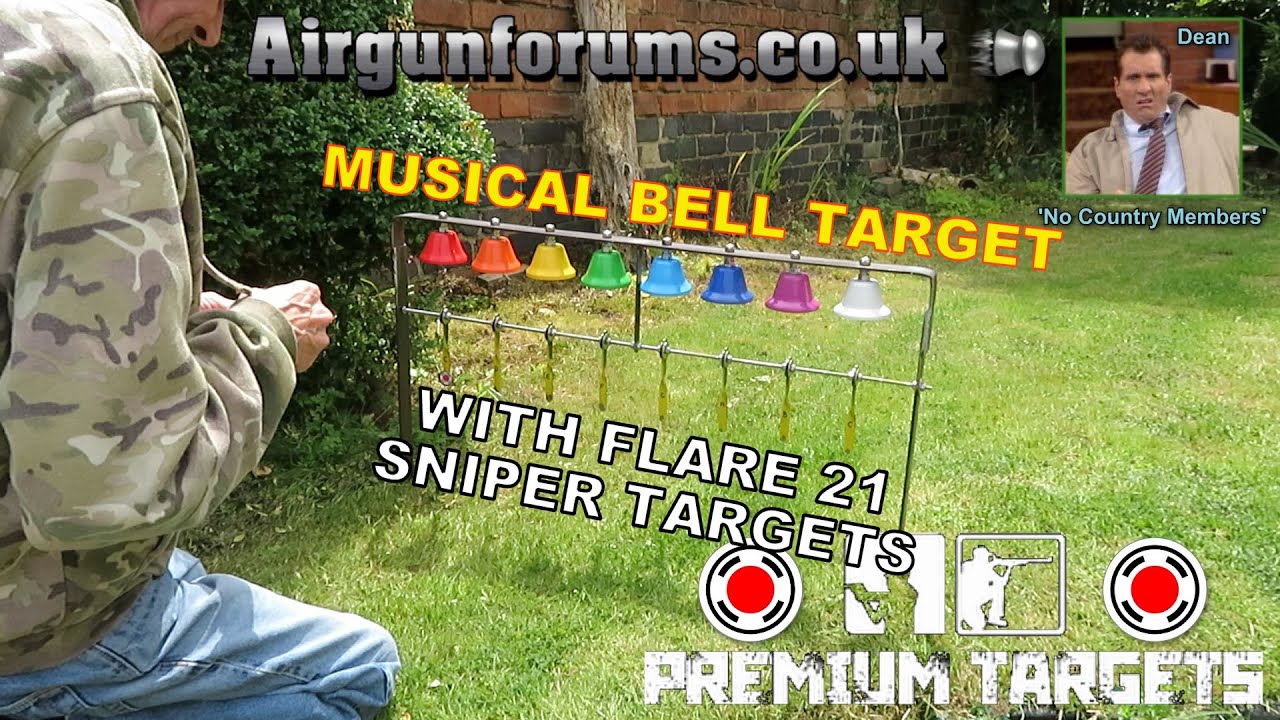 Musical Target Setting Musical Bells With Sniper Targets Attached - YouTube