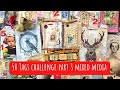 50 Tags Challenge - Part 3/Challenge Completed!/Revealing All 50/More Mixed Media Fun