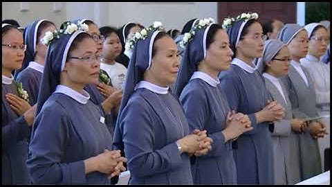 Thánh lễ khấn dòng các Nữ tu - Dòng Nữ Tỳ Chúa Giêsu Tình Thương, ngày 11.07.2019