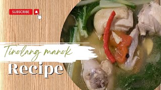 TINOLANG MANOK RECIPE | Pinoy Recipe by Mad Kween 83 views 1 year ago 2 minutes, 27 seconds