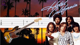 Eagles - Hotel California [Bass Tabs Tutorial]