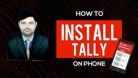 How To Install Tally ERP 9 In Android Mobile   Tally ERP 9 In Mobile Phones