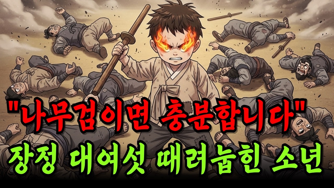나무검 하나로 장정 대여섯을 때려눕히는 16살 소년, 과연 소년의 운명은? | 야담 옛날이야기 오디오북 수면동화 전설 민담