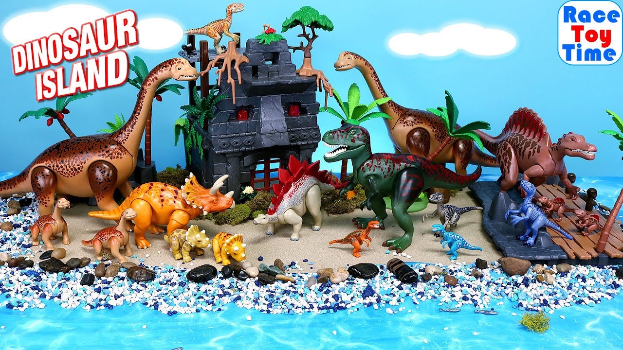 Fun Island For Playmobil Dinosaurs - YouTube