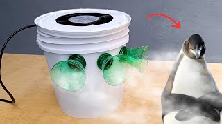 ZERO COST | Super homemade air conditioning that even freezes penguins! Amazing