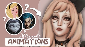 Every Sim is a Different ANIMATION STYLE 🎥 | Sims 4 Create a Sim Challenge