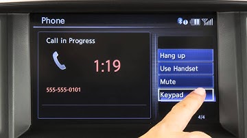 2016 Infiniti QX80 - Receiving and Ending a Call