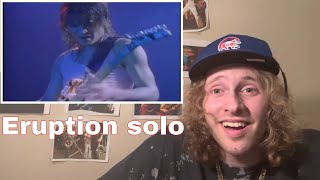 I’m Speechless!!!College student reacts to Van Halen Eruption Solo