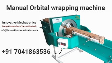 manual Ring wrapping machine | semi automatic Orbital Wrapping machine