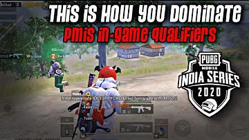 This is How I played PMIS 2020 qualifiers😈😈