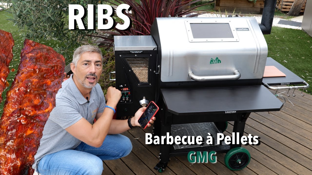Ribs au barbecue  pellets GMG Green Mountain Grills
