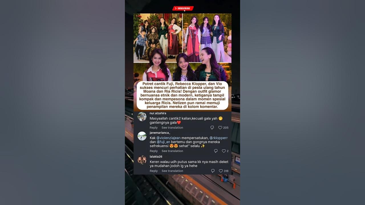 Fuji, Rebecca Klopper & Vio Tampil Glamor di Ultah Moana & Ria Ricis!✨ #shorts Fuji, Rebecca Klopper & Vio Tampil Glamor di Ultah Moana & Ria Ricis!✨ #shorts