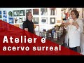 Atelier incrível e acervo surreal do artista plástico Marco Túlio Resende