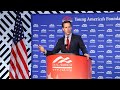 Senator hawley speaks at the young americas foundation national conservative students conference