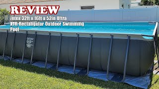 Intex 32ft x 16ft x 52in Ultra XTR Rectangular Outdoor Swimming Pool  Review 2024