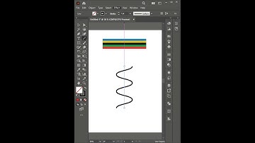 Make 3d ribbon in illustrator short reels video