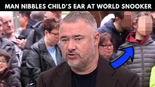 Shocking Incident at World Snooker Championship: Man Nibbles Boy's Ear - Police Probe Underway