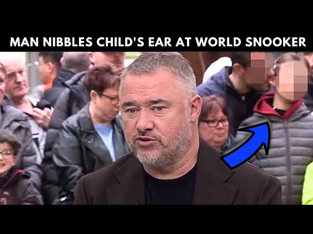 Shocking Incident at World Snooker Championship: Man Nibbles Boy's Ear - Police Probe Underway class=