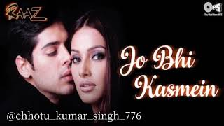 Jo Bhi Kasmein Full Song | Raaz | 90's Superhit Love Song | Alka Yagnik Bipasha Basu, Dino Morea |