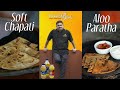 venkatesh bhat makes soft chapathi | aloo paratha | recipe in tamil | soft chapathi | aloo paratha