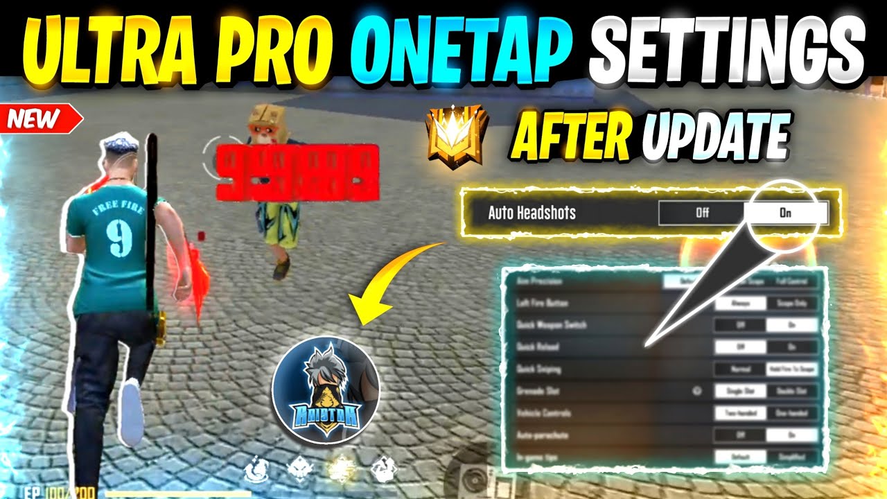 Free Fire Auto Headshot Trick 2021 Mobile and PC Sensitivity Total