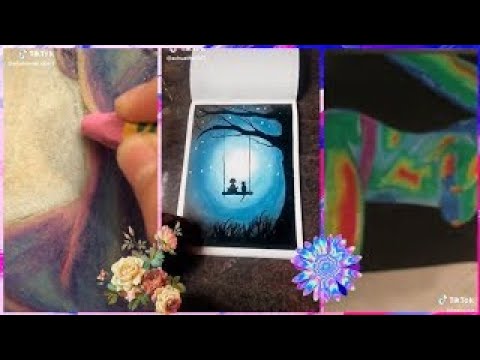 Oil Pastel Art TikTok Compilation #tiktok - YouTube