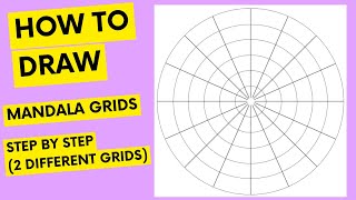 Mandala Art How To Draw Circles And Grids Mandala Art For Beginners 2022 Atm Creations