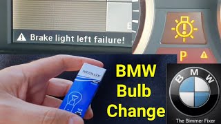 Sports Performance How to change BMW Brake/stop light bulb on BMW 5 series e60 (pre LCI)