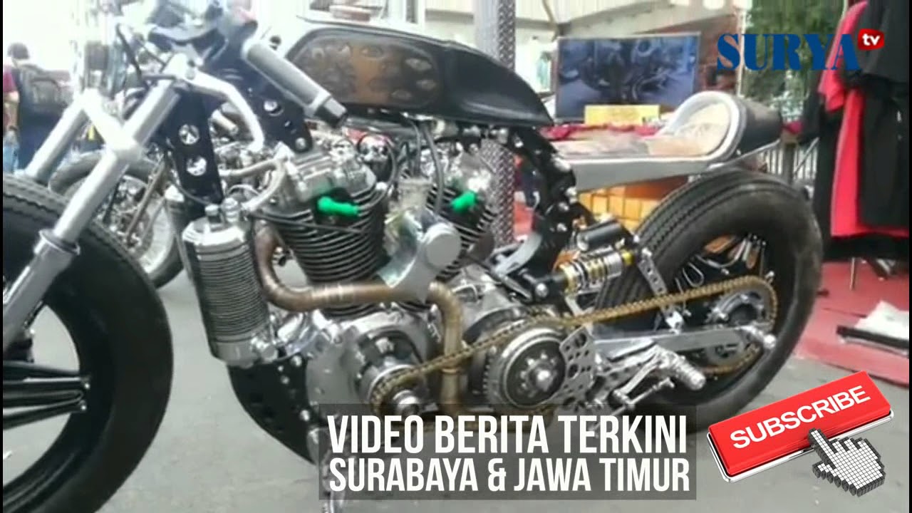 WOW KEREN Inilah Modifikasi Motor Klasik Original YouTube