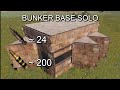Solo base bunker  rust