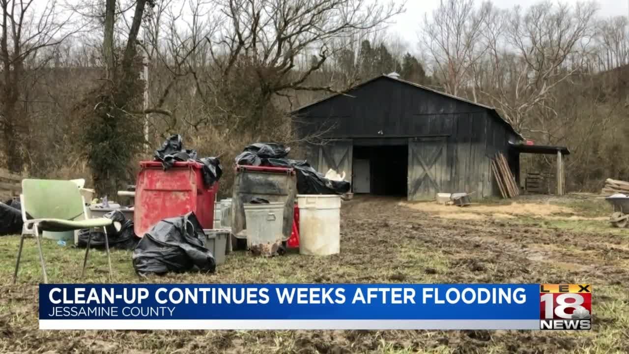 Clean-up continues two weeks after flood
