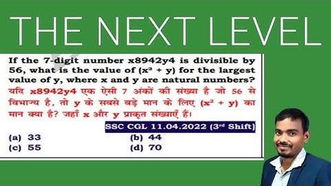 @CompetitionPreparation  If the 7-digit number x8942y4 is divisible by 56, what is the value of