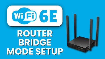 Wi-Fi 6E Router Bridge Mode Setup 🖧 VLAN ID Configuration for Stable Connection