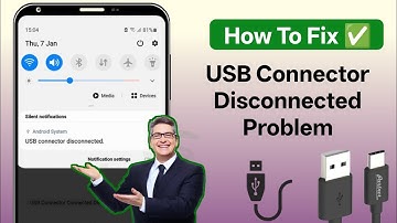 How to Fix Samsung USB connector Connected Disconnected problem!! -