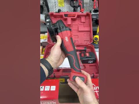 Угловая шлифовальная машина Elitech МШУ 18БЛ - YouTube