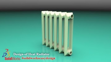 Solidworks Tutorial # 115 How to Design Heat Radiator 3D Model in solidworks||Solidworks Easy Design