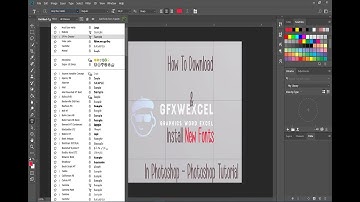 How To Download and Install Fonts In Photoshop - Photoshop Tutorial