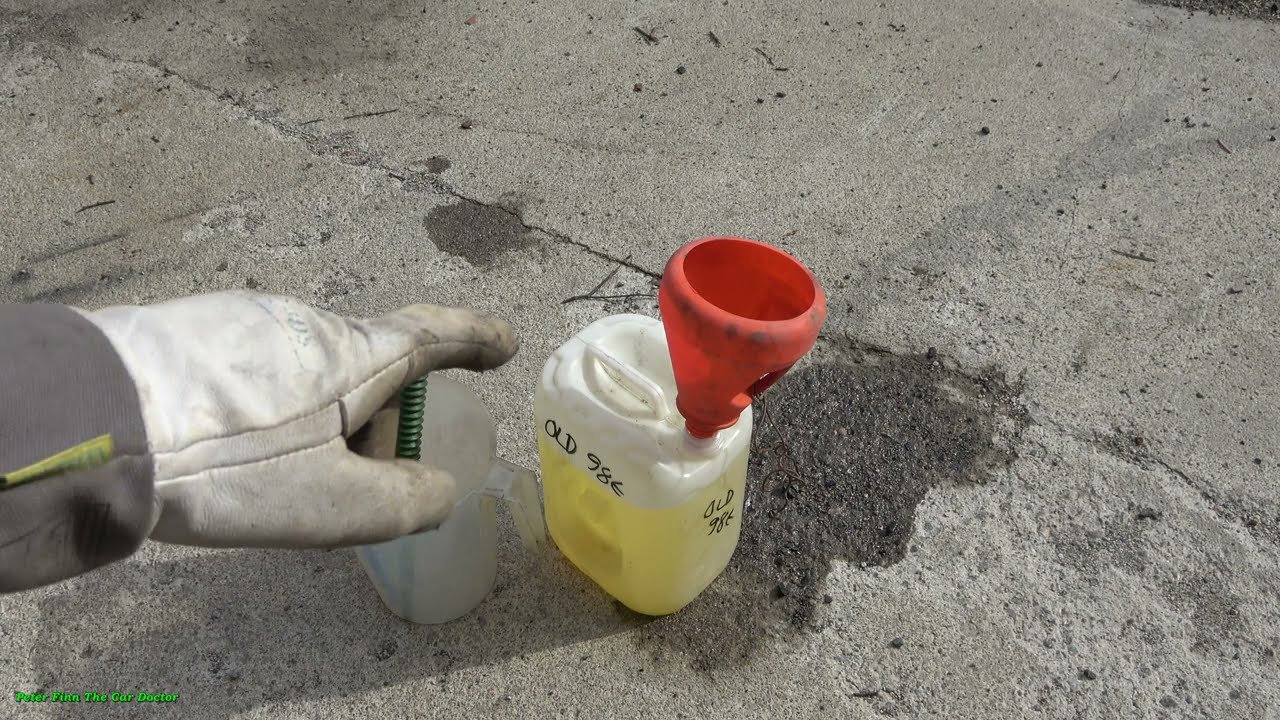 How to Clean dirty Gasoline or diesel fuel with Gasoline funnel with filter