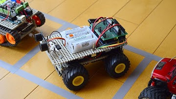 【ロボット 縦列駐車】　Arduino  Robot  car