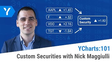 YCharts 101: Custom Securities with Nick Maggiulli