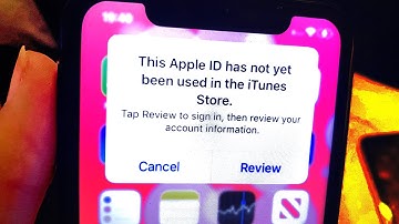 How To FIX This Apple ID Has Not Yet Been Used With The iTunes Store | Full Tutorial