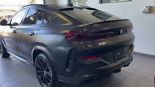 2022 BMW X6 40i Black Vermilion Edition